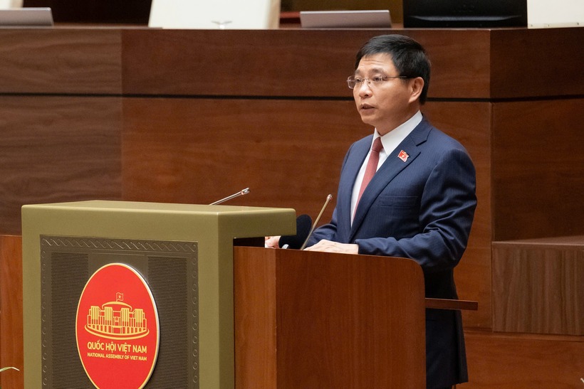 Bộ trưởng Bộ Tài chính Nguyễn Văn Thắng. (Ảnh: Media Quốc hội)