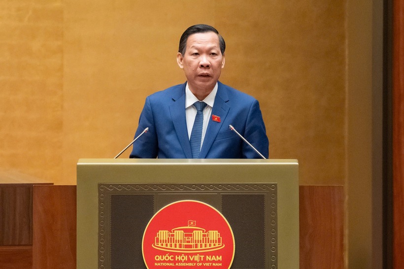 Chủ nhiệm Uỷ ban Kinh tế và Tài chính Phan Văn Mãi. (Ảnh: Media Quốc hội)