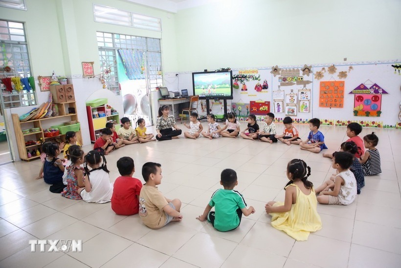 TP.HCM ưu tiên sử dụng các trụ sở cơ quan dôi dư cho giáo dục mầm non. Ảnh minh họa: TTXVN