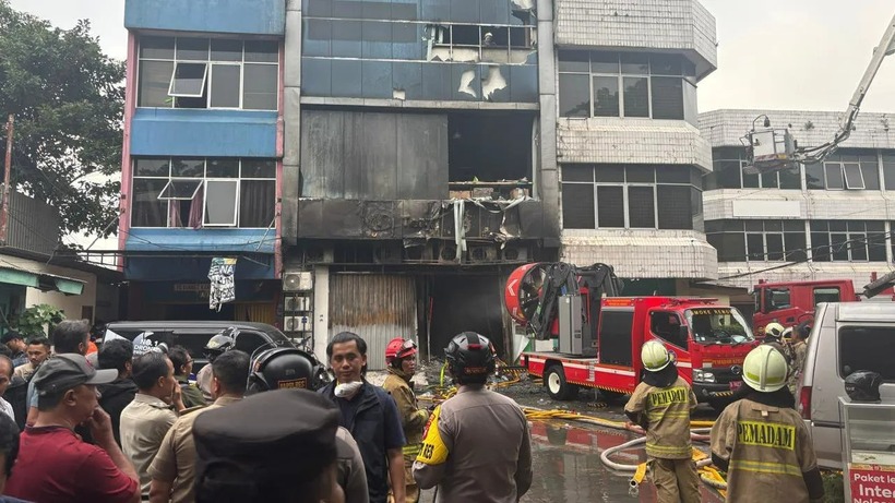 Hiện trường vụ cháy. Ảnh: Ady Anugrahadi/Liputan6.com.