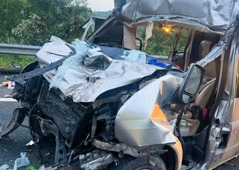 Hiện trường vụ tai nạn. Ảnh: Dân Trí