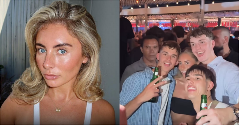 Bonnie Blue tiệc tùng với nhiều đàn ông ở Bali trước khi bị bắt. Ảnh: Independent