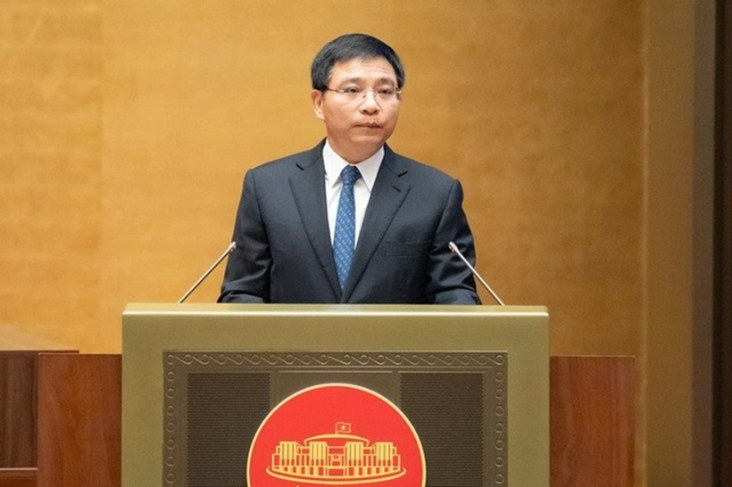 Bộ trưởng Bộ Tài chính Nguyễn Văn Thắng (Ảnh: Media Quốc hội).