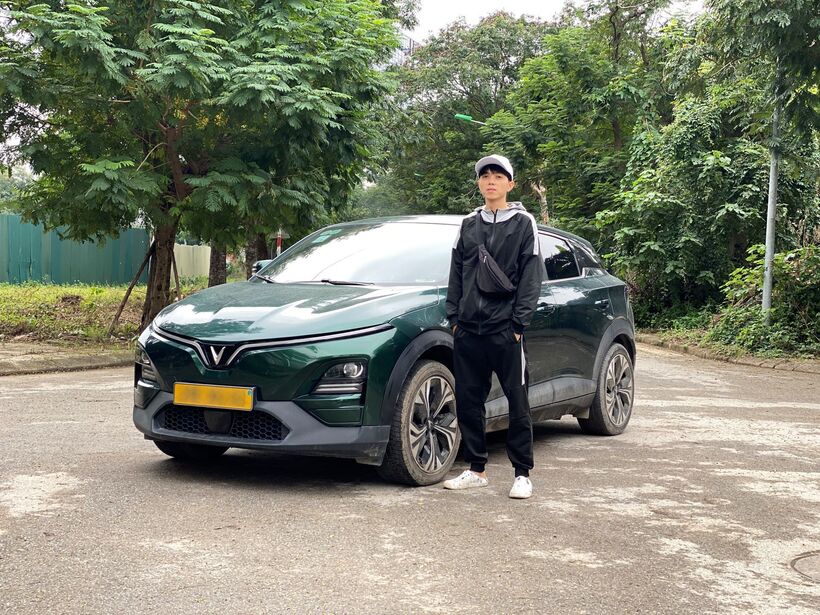 Khả năng vận hành, sự đa dụng của VF 6 đáp ứng tốt nhu cầu chạy xe cá nhân và chạy dịch vụ của anh Nam