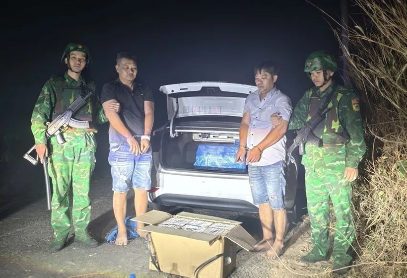 2 đối tượng bị bắt. Ảnh: Pháp luật TP.HCM