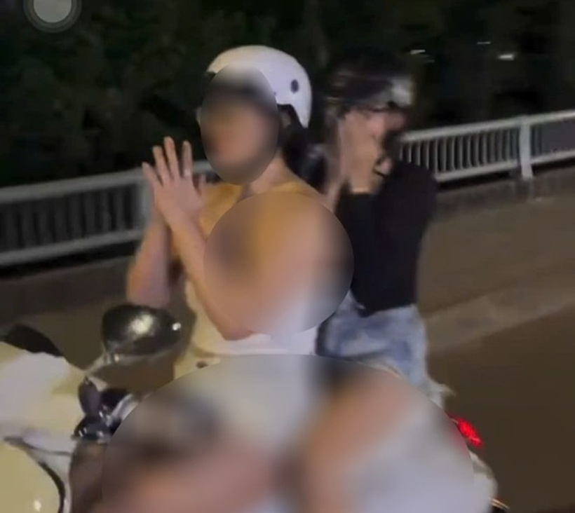 Hình ảnh ghi lại sự việc. Ảnh: Lao động