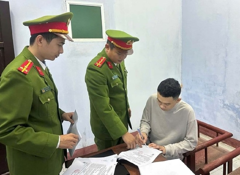 Đối tượng Võ Ngọc Hoàng bị khởi tố. Ảnh: Công an tỉnh Quảng Trị