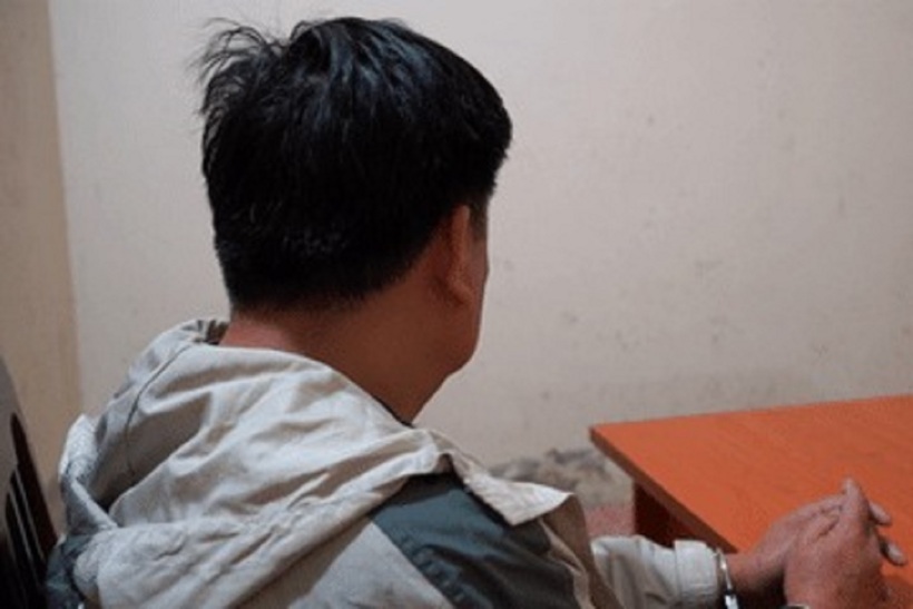 Đặng Từ Thịnh bật khóc nói lời xin lỗi. Ảnh: Vietnamnet