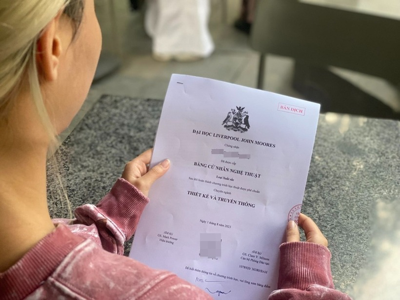 Bộ GD&ĐT thông tin việc công nhận văn bằng của Trường Cao đẳng nghề Thiết kế và Thời trang London. Ảnh: VnExpress.