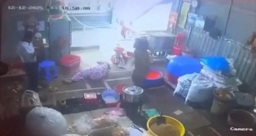 Hiện trường nơi xảy ra vụ việc. Ảnh: Pháp luật TP.HCM