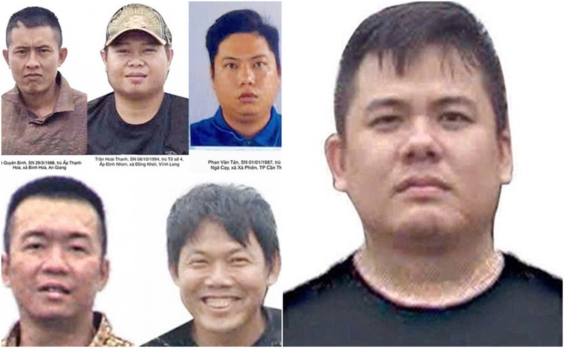 Các đối tượng liên quan đến vụ án. (Ảnh: Cơ quan công an)