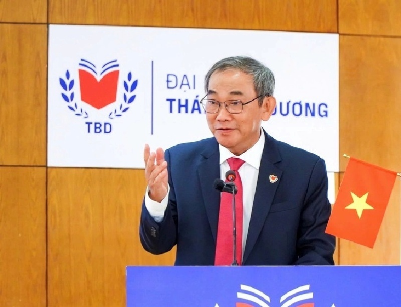 PGS.TS Hồ Thanh Phong làm Hiệu trưởng Trường Đại học Thái Bình Dương. Ảnh: Báo Tuổi trẻ.