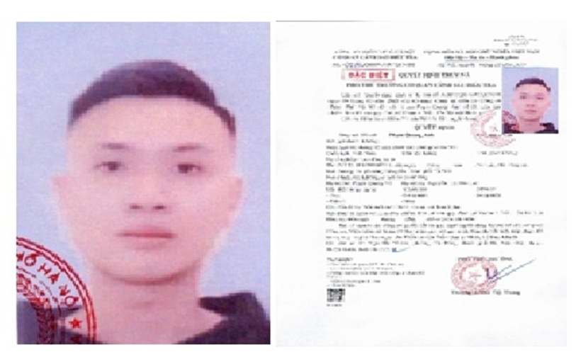 Quyết định truy nã đối tượng Phạm Quang Anh