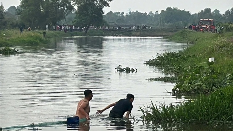 Khu vực 2 nam sinh gặp nạn. Ảnh: Pháp luật TP.HCM