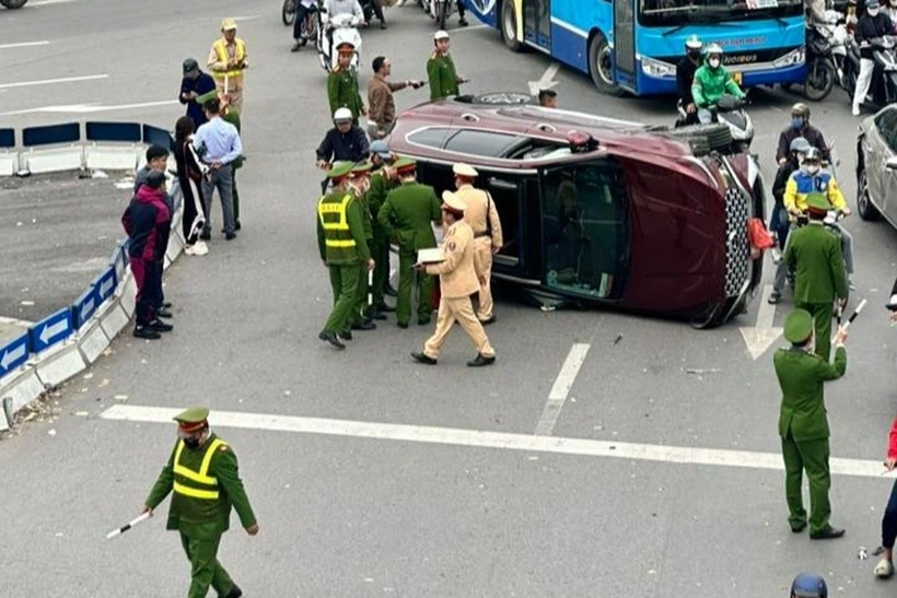 Hiện trường vụ việc. Ảnh: Dân Trí