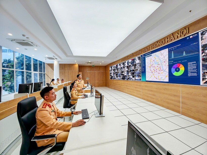 Trung tâm điều khiển giao thông Hà Nội.