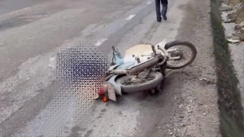 Hiện trường vụ tai nạn. Ảnh: PLO.