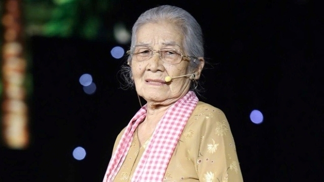 Sức khỏe hiện tại của NSƯT Phi Điểu tạm ổn, song vẫn còn mệt do tuổi đã cao. Ảnh: Thanh niên