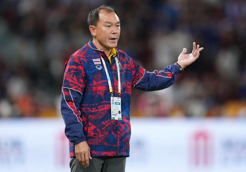 HLV trưởng U22 Thái Lan, ông Thawatchai Damrong-Ongtrakul. Ảnh: FAT.