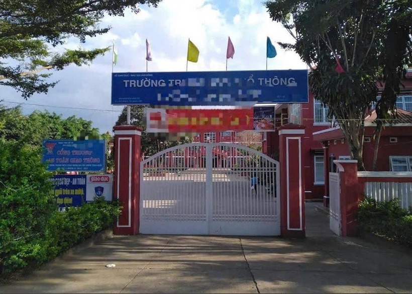 Trường học nơi xảy ra sự việc. Ảnh: Dân trí