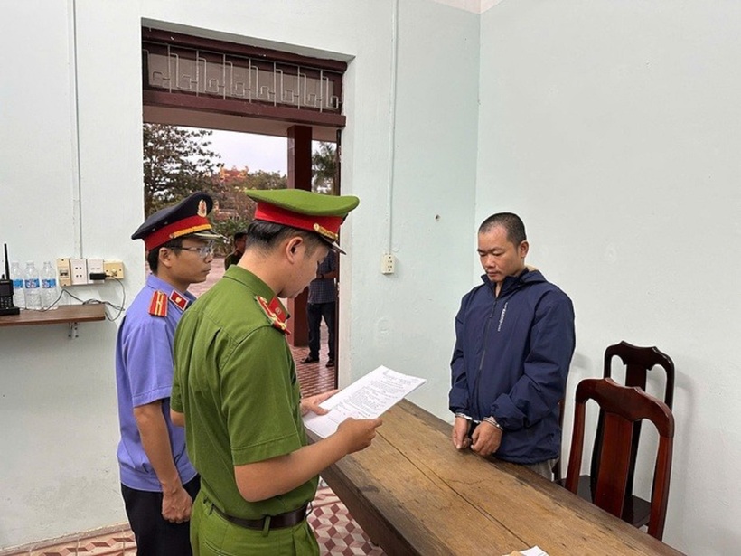 Võ Văn Tiến bị bắt tạm giam. Ảnh: NLĐ