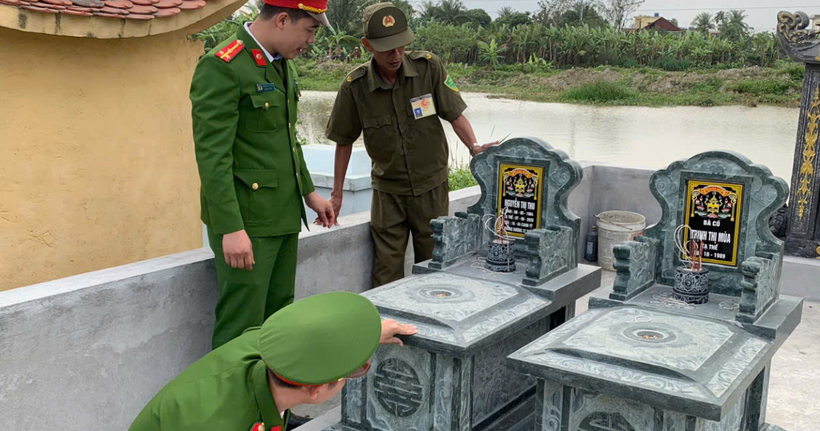 “Kịch bản giả chết” của mẹ con Nguyễn Thị Thu nhanh chóng được phơi bày. (Ảnh: Công an Thanh Hóa)