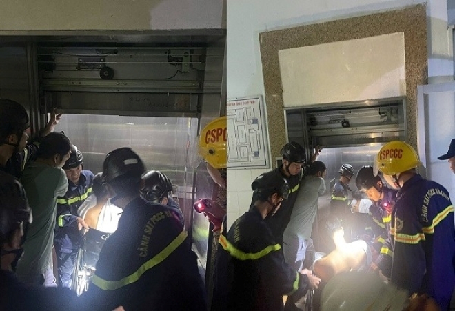 Các nạn nhân được đưa ra ngoài an toàn. Ảnh: Sức khỏe và Đời sống