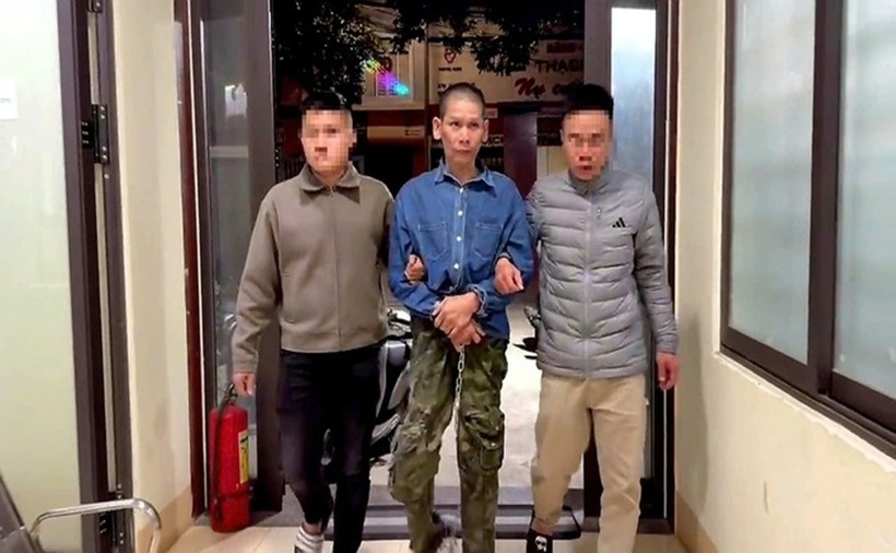 Đối tượng Võ Phi Hải bị bắt giữ. (Ảnh: Người lao động)