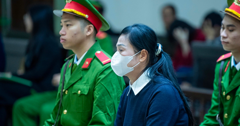 Bị cáo Hoàng Thị Thúy Lan tại phiên tòa phúc thẩm.