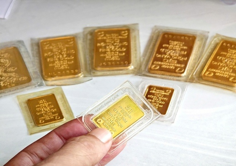 Giá vàng miếng SJC tăng lên mức kỷ lục. (Ảnh: Thanh niên)