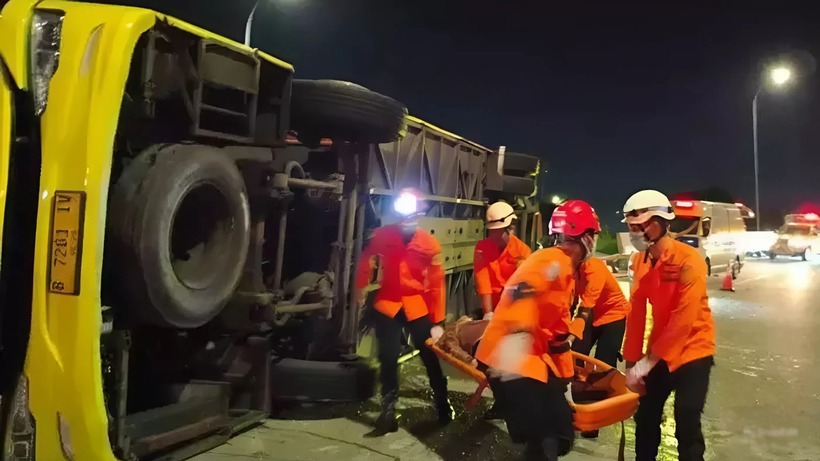 Hiện trường vụ tai nạn giao thông. Ảnh: Basanars