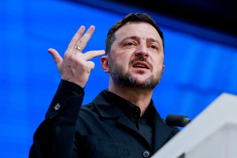 Tổng thống Ukraine Volodymyr Zelensky. Ảnh: Reuters