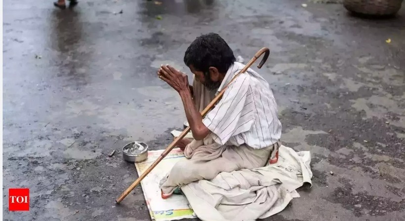 Hành nghề ăn xin suốt 40 năm giúp Bharat Jain sở hữu khối tài sản khủng. Ảnh: TOI