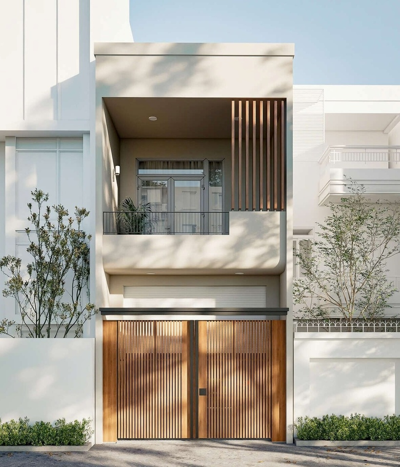 Thiết kế nhà 100m2 2 tầng tạo ra không gian đa dạng và linh hoạt. Ảnh minh họa.