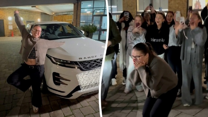 Chiếc xe hơi thuộc về một nữ nhân viên mới tên Chloe làm việc chưa đầy bốn tháng. Ảnh: Mirror.