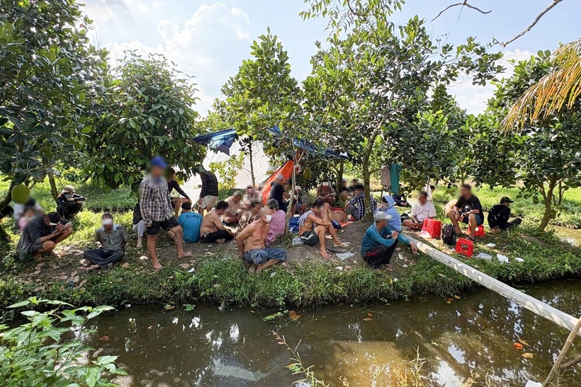 Hiện trường vụ việc. Ảnh: Pháp luật TP.HCM