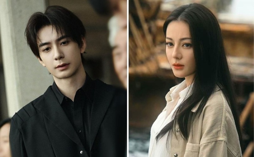 Địch Lệ Nhiệt Ba và Trần Tinh Húc.