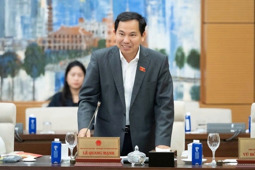 Tổng thư ký Quốc hội, Chủ nhiệm Văn phòng Quốc hội Lê Quang Mạnh (Ảnh: Media Quốc hội).