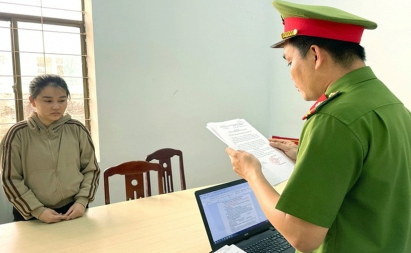 Bị can Dương Thị Ngân Tuyền thời điểm bị khởi tố, bắt tạm giam. (Ảnh: Thanh niên)