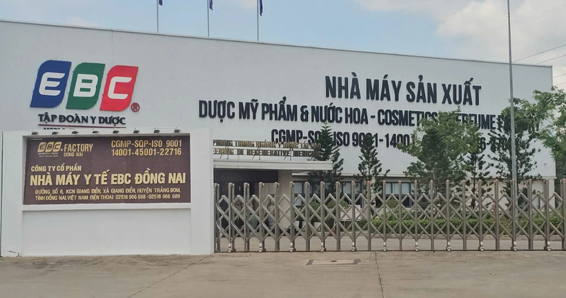 Công ty CP nhà máy y tế EBC Đồng Nai. (Ảnh: Lê Lâm)
