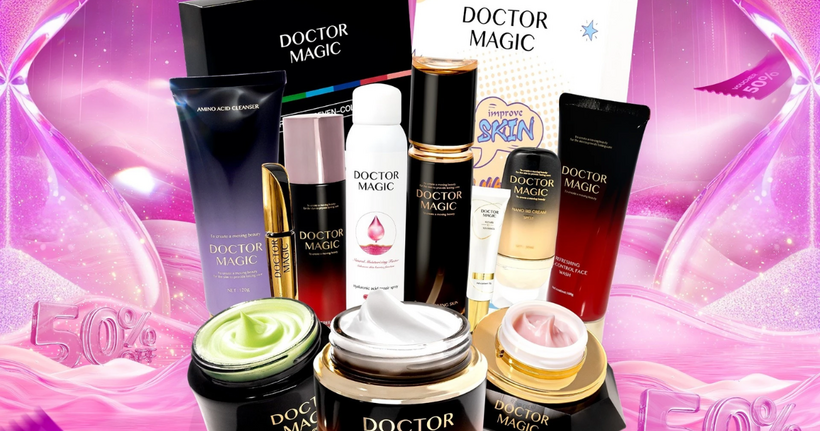 Các sản phẩm Doctor Magic của Mailisa. (Ảnh: Mailisa)