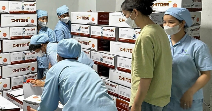 Hình ảnh bên trong nhà xưởng sản xuất sản phẩm dinh dưỡng HIUP 27.