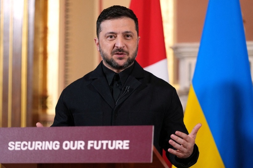 Tổng thống Ukraine Volodymyr Zelensky (Ảnh: Reuters).