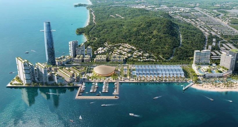 The Sunset gần kề các công trình trọng điểm chào mừng APEC 2027. Ảnh: Sun Group