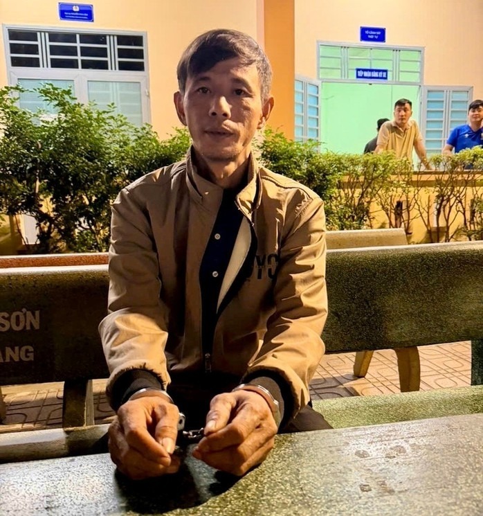 Nguyễn Ngọc Lan sau khi bị bắt giữ. Ảnh: Người lao động