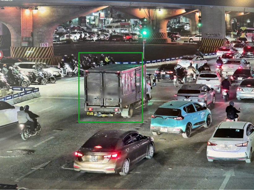 Hình ảnh từ Trung tâm điều khiển giao thông.