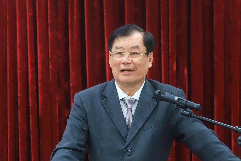 Phó Bí thư Đảng ủy, Phó Chủ tịch Thường trực Hội Luật gia Việt Nam khái quát những kết quả công tác chính của Hội Luật gia Việt Nam trong năm 2025.