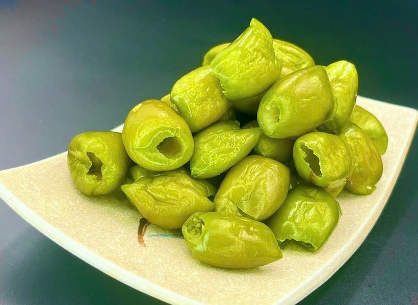 Cà na sau khi tách hạt. Ảnh: VietNamnet