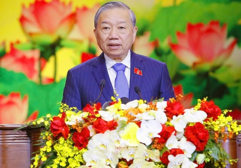 Tổng bí thư Tô Lâm. Ảnh VTV Times