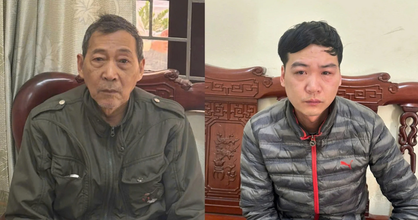 Hai bố con thả chó cắn người ở Hà Nội bị tạm giữ hình sự. (Ảnh: CACC)